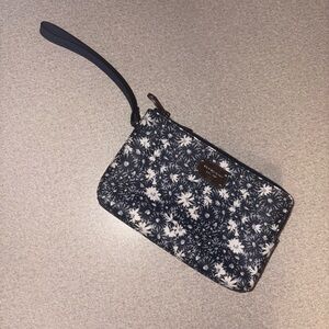 Michael Kors Navy Floral Wristlet